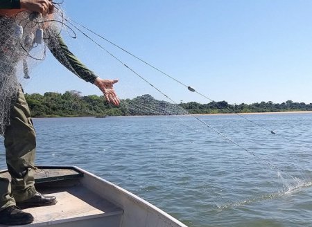 ​Operação Malha Fina resulta em apreensões de pescado, redes e armadilhas para captura de tartarugas e orientação quanto ao capim-dourado