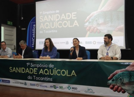 ​Pesca e Aquicultura apoia realização do 1º Simpósio de Sanidade Aquícola do Tocantins