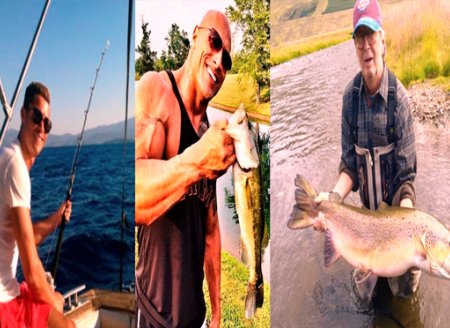 Conheça  famosos que praticam a pesca esportiva  