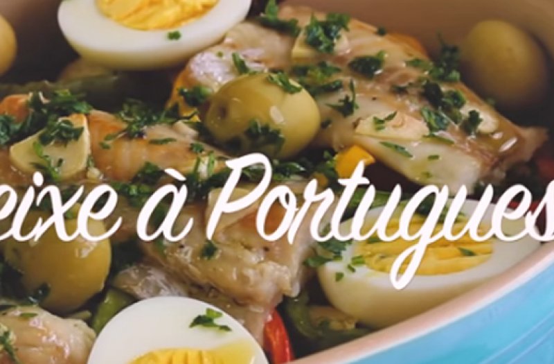 Receitas diversas de peixe - Peixe à Portuguesa 